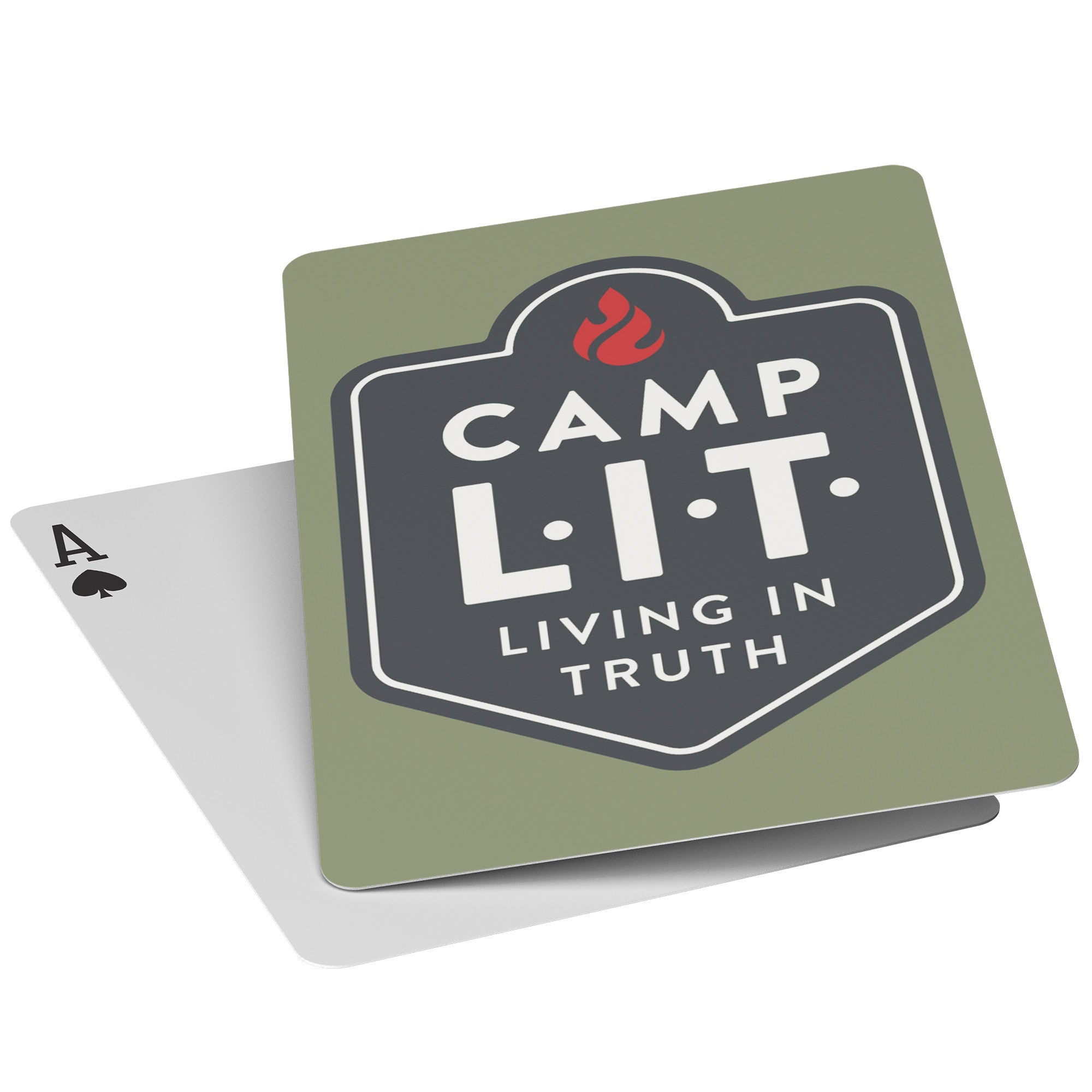 Camp L.I.T. Playing Cards - Green