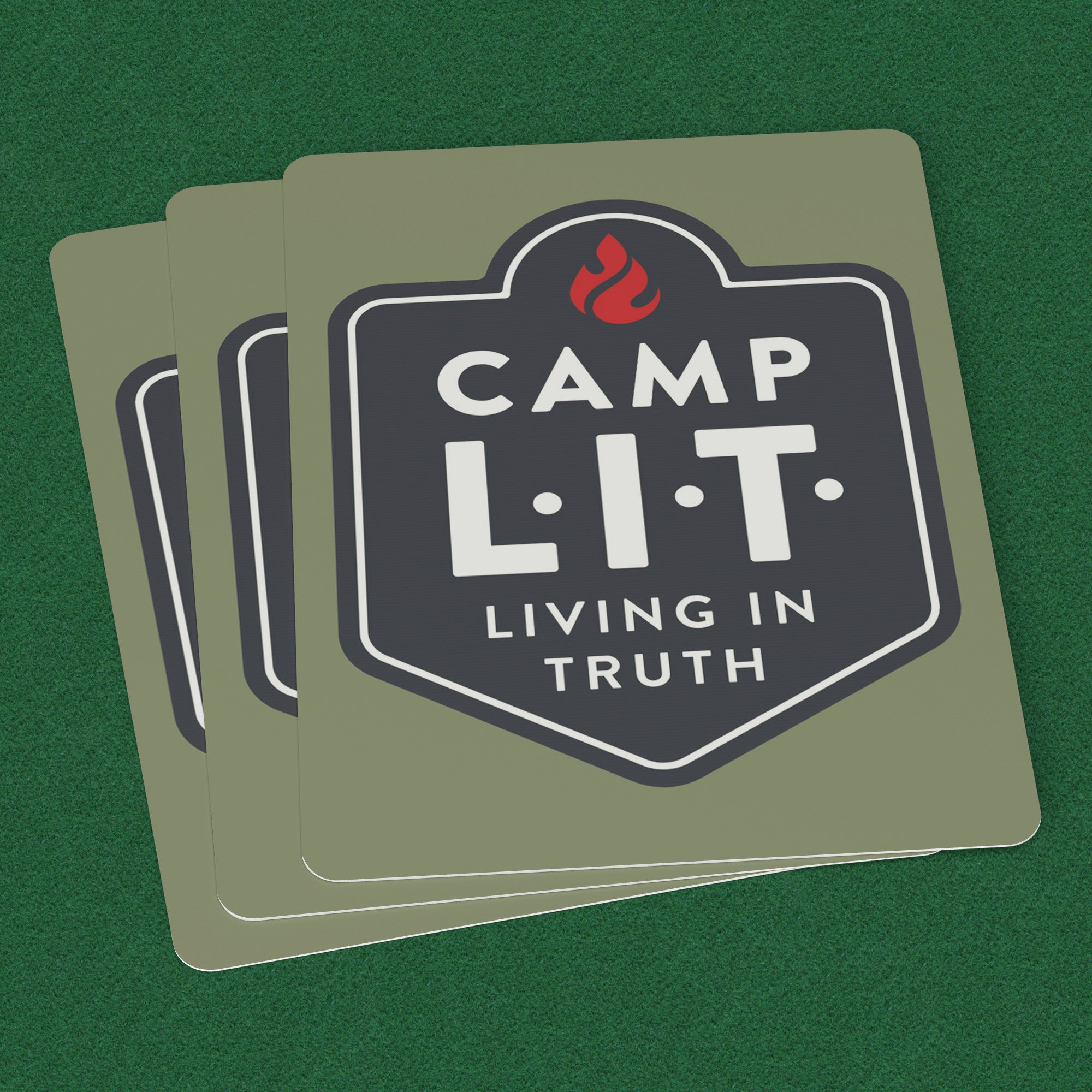 Camp L.I.T. Playing Cards - Green