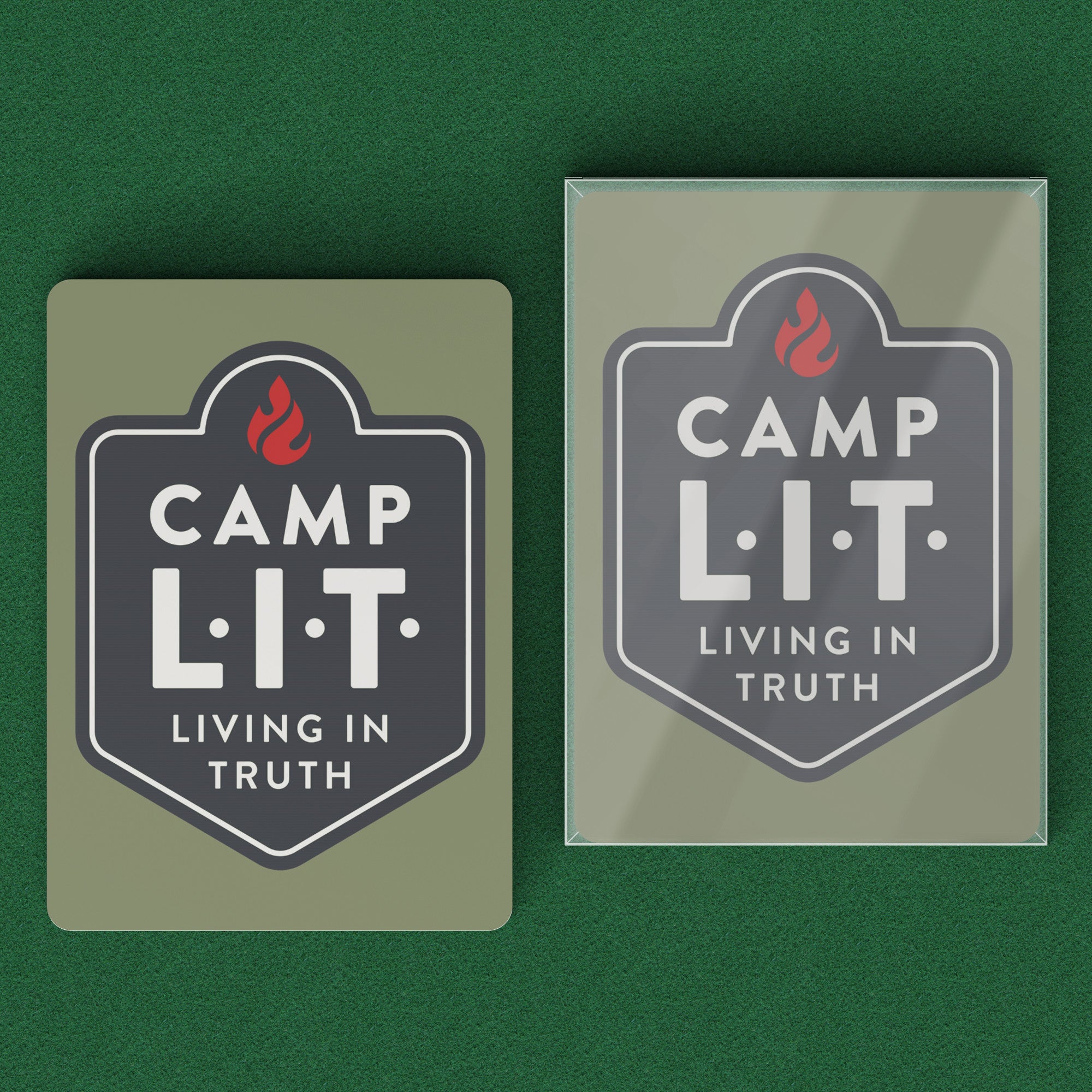 Camp L.I.T. Playing Cards - Green